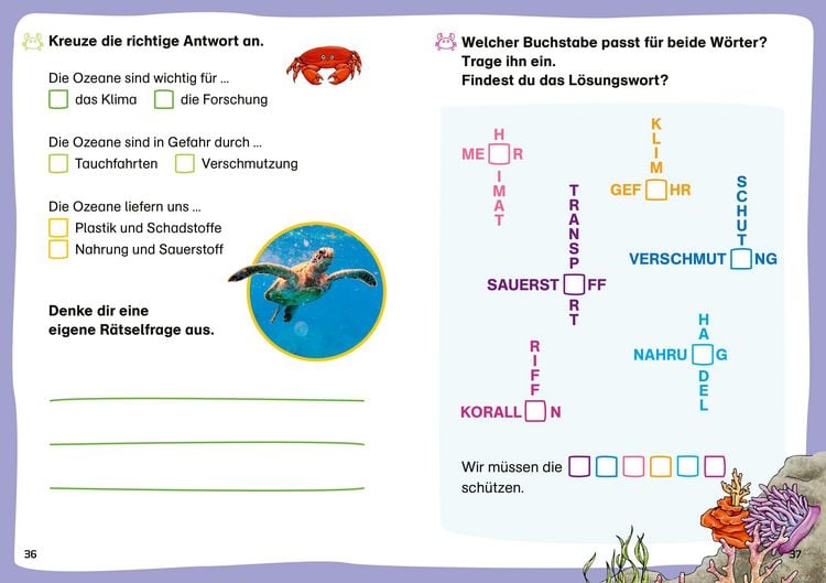 Produktbild: WAS IST WAS Erstes Lesen Leser&auml;tsel. Ozeane