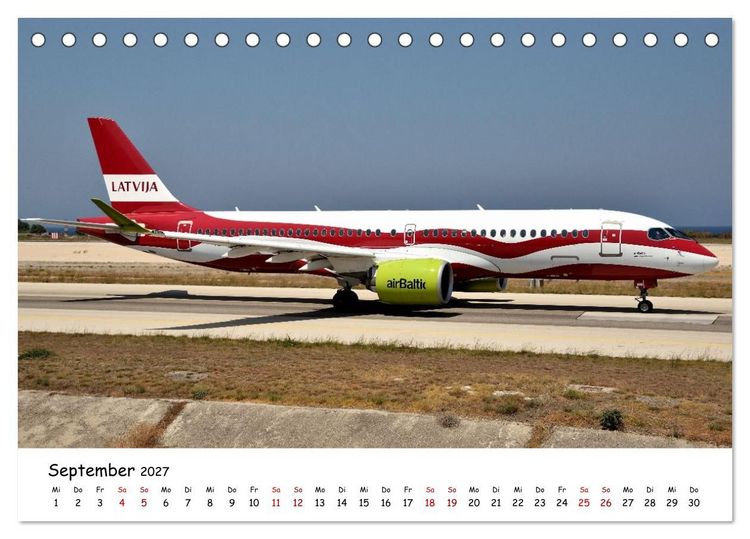 Produktbild: Faszination Luftfahrt Vielfalt zwischen Himmel und Vorfeld (Tischkalender 2027 DIN A5 quer), CALVENDO Monatskalender