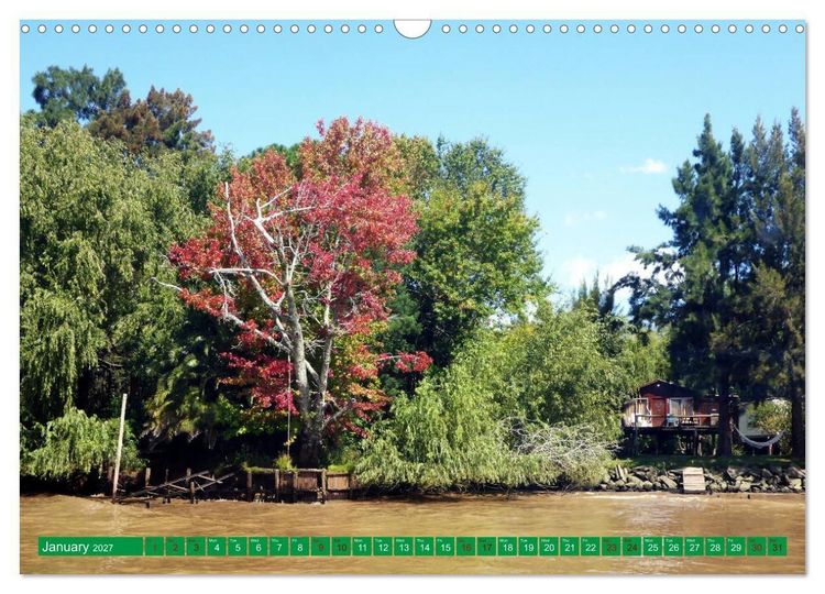 Produktbild: Buenos Aires - Capital on the Rio de la Plata (Wall Calendar 2027 DIN A3 landscape), CALVENDO 12 Month Wall Calendar