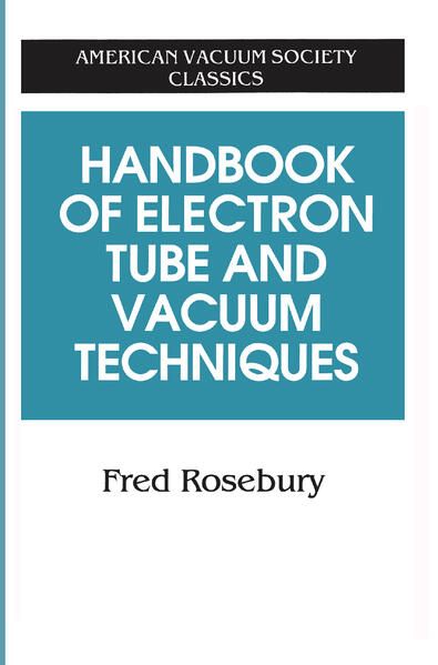 Produktbild: Handbook of Electron Tube and Vacuum Techniques