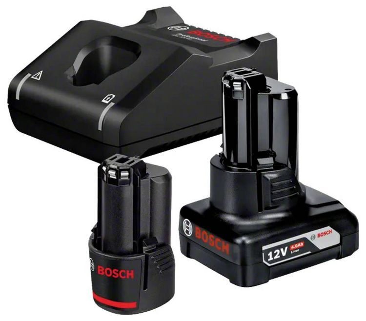 Produktbild: Bosch Professional 1600A01NC9 GAL 12V-40 + 1x GBA 12V 2.0Ah + 1x GBA 12V 4.0Ah Werkzeug-Akku und Ladeger&auml;t 12 V 2 Ah, 6 Ah Li-Ion