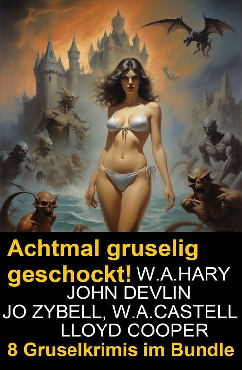 Produktbild: Achtmal gruselig geschockt! 8 Gruselkrimis im Bundle
