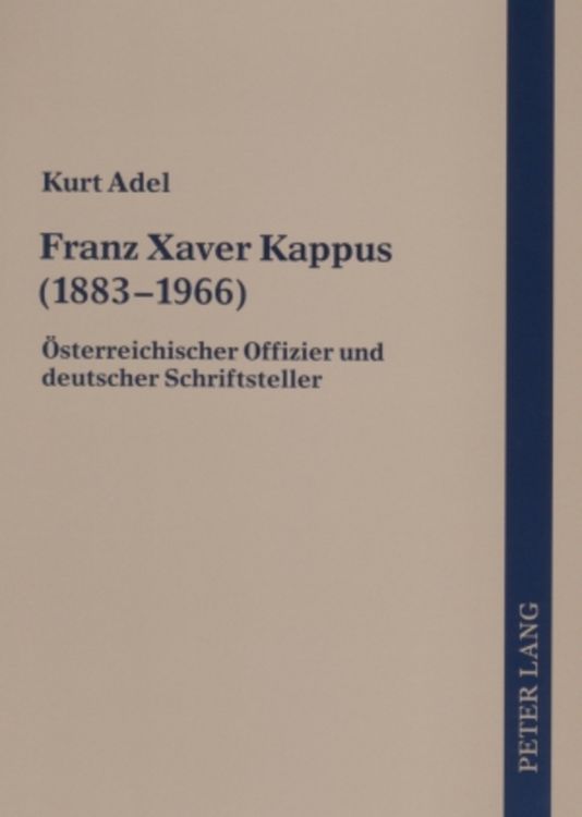 Produktbild: Franz Xaver Kappus (1883-1966)
