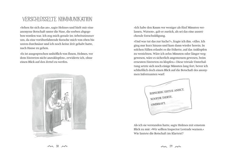 Produktbild: Sherlock Holmes - Verzwickt-verwickelte R&auml;tsel. F&uuml;r Kinder ab 8 Jahren