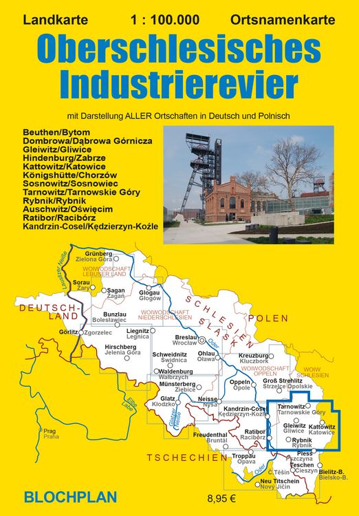 Produktbild: Landkarte Oberschlesisches Industrierevier
