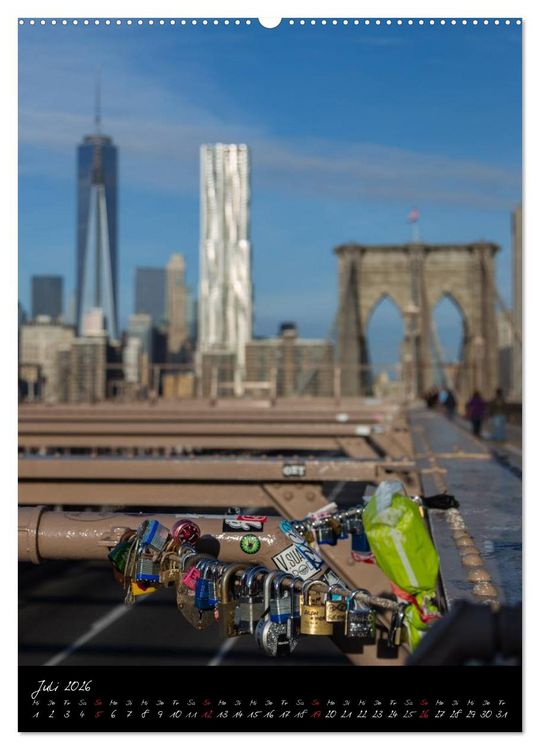 Produktbild: New York City (Wandkalender 2026 DIN A2 hoch), CALVENDO Monatskalender