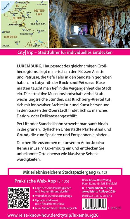 Produktbild: Reise Know-How CityTrip Luxemburg