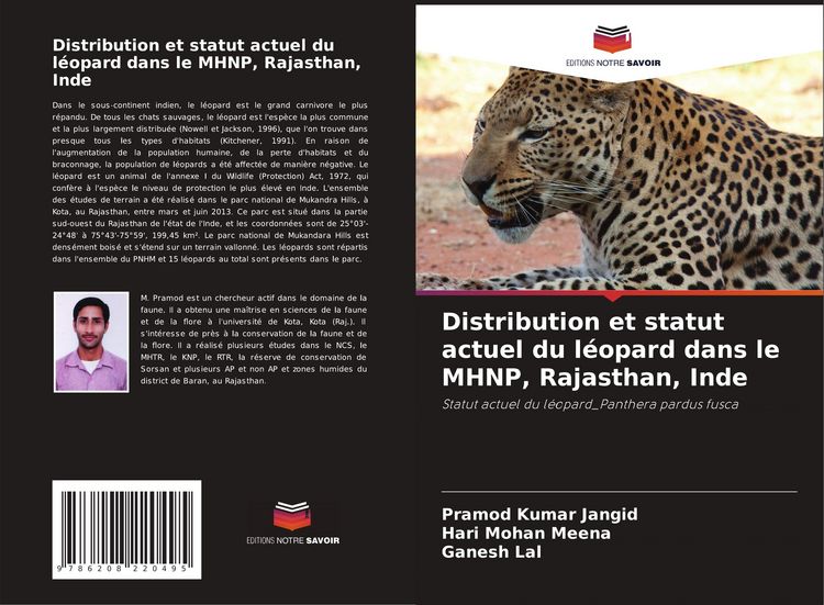 Produktbild: Distribution et statut actuel du l&eacute;opard dans le MHNP, Rajasthan, Inde