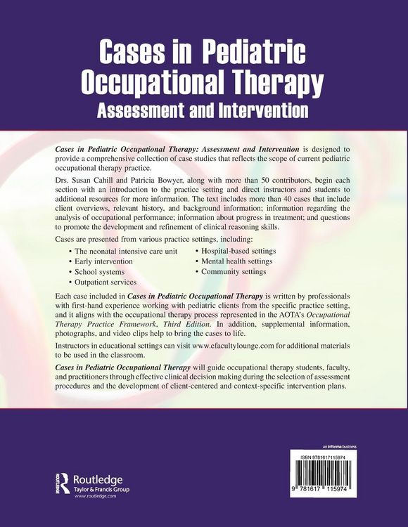 Produktbild: Cases in Pediatric Occupational Therapy