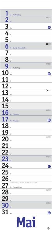 Produktbild: Langplaner, blau 2027