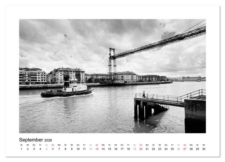 Produktbild: Bilbao - Bilder einer Stadt (Wandkalender 2026 DIN A3 quer), CALVENDO Monatskalender