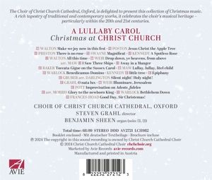 Produktbild: A Lullaby Carol: Christmas at Christ Church