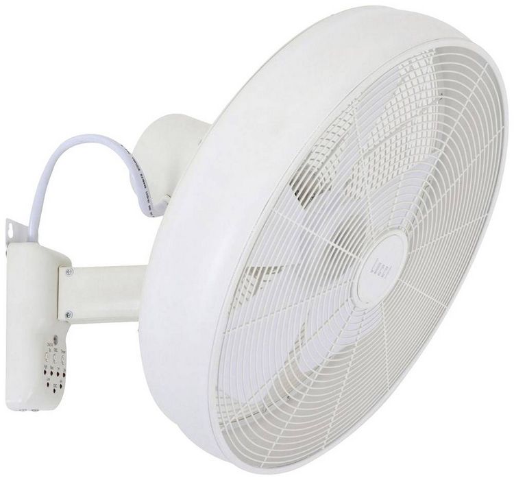 Produktbild: Lucci AIR Breeze Wandventilator 50W (&Oslash;) 460mm Wei&szlig; Schwenkbar