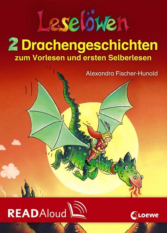 Produktbild: Lesel&ouml;wen - 2 Drachengeschichten zum Vorlesen und ersten Selberlesen