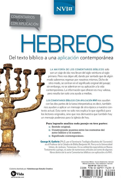 Produktbild: Los Comentario B&iquest;&iquest;blico Con Aplicaci&iquest;&iquest;n NVI Hebreos