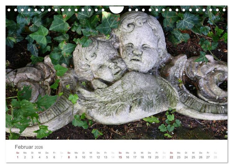 Produktbild: Engel in Haus und Garten (Wandkalender 2026 DIN A4 quer), CALVENDO Monatskalender