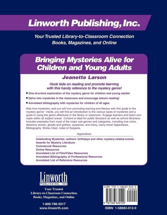 Produktbild: Bringing Mysteries Alive for Children and Young Adults