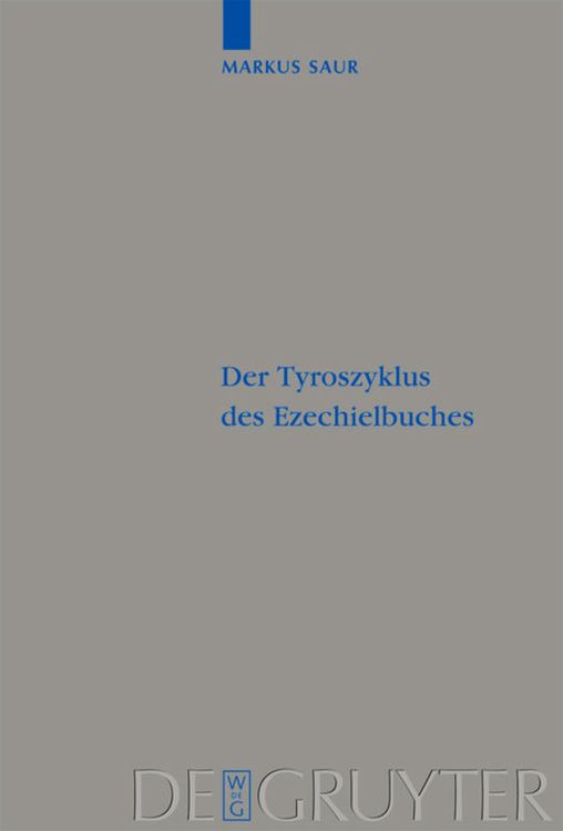 Produktbild: Der Tyroszyklus des Ezechielbuches