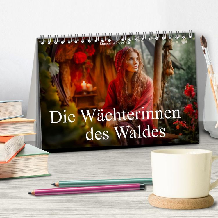 Produktbild: Die W&auml;chterinnen des Waldes (Tischkalender 2026 DIN A5 quer), CALVENDO Monatskalender