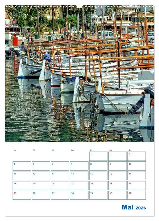 Produktbild: S&oacute;ller auf Mallorca &ndash; Terminplaner (hochwertiger Premium Wandkalender 2026 DIN A2 hoch), Kunstdruck in Hochglanz