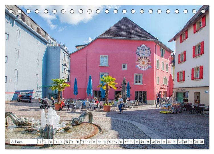 Produktbild: Bad S&auml;ckingen - St&auml;dtle am Hochrhein (Tischkalender 2026 DIN A5 quer), CALVENDO Monatskalender