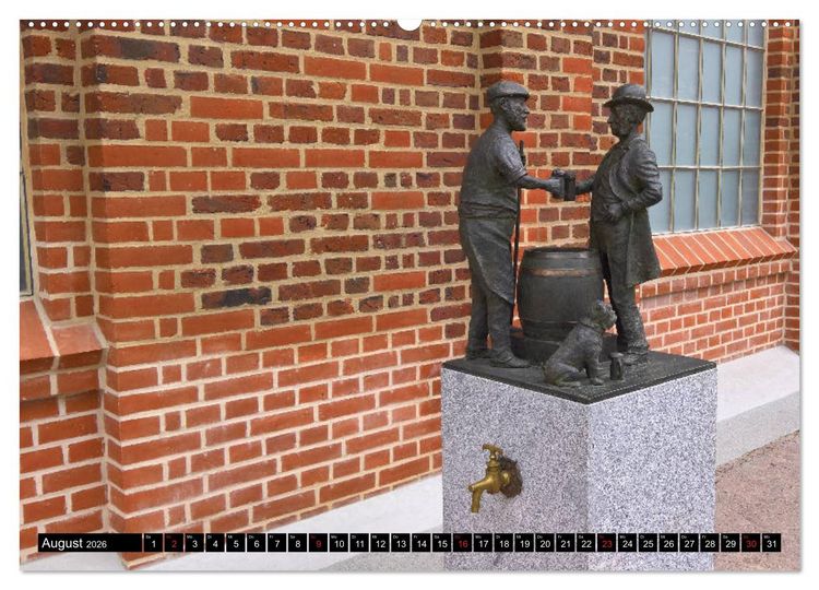 Produktbild: Grabow - Fachwerkstadt an der Elde (hochwertiger Premium Wandkalender 2026 DIN A2 quer), Kunstdruck in Hochglanz
