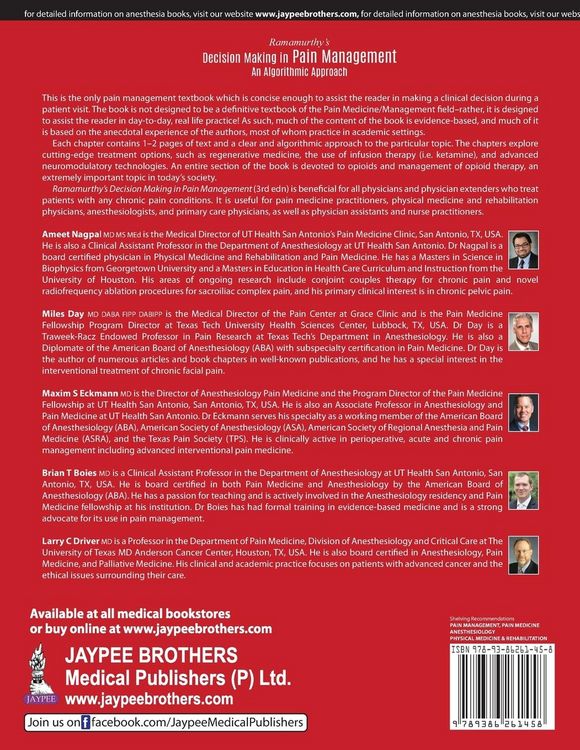 Produktbild: Ramamurthy's Decision Making in Pain Management