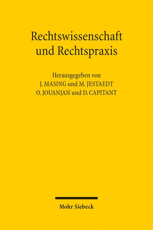 Produktbild: Rechtswissenschaft und Rechtspraxis