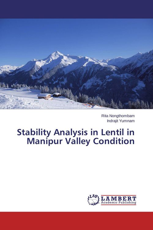 Produktbild: Stability Analysis in Lentil in Manipur Valley Condition
