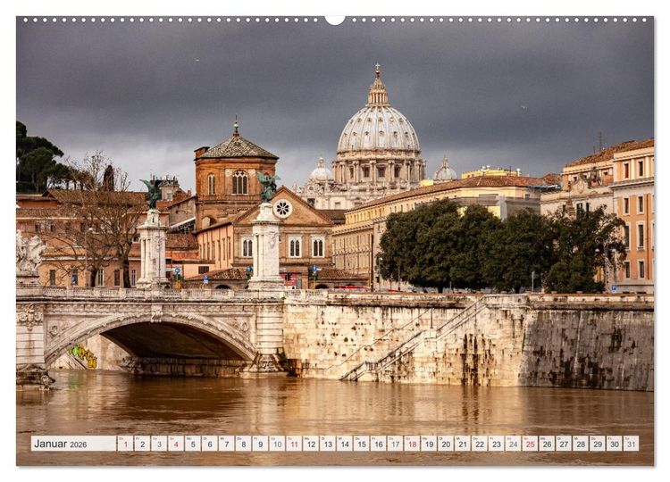 Produktbild: Italien - Rom (Wandkalender 2026 DIN A2 quer), CALVENDO Monatskalender