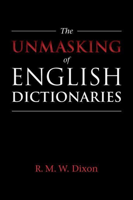 Produktbild: The Unmasking of English Dictionaries