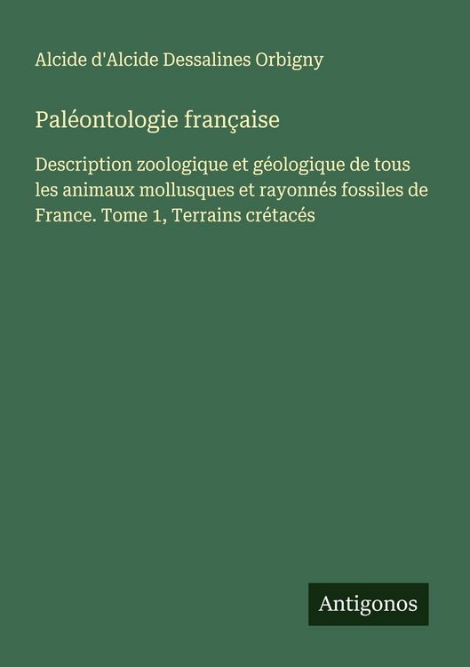 Produktbild: Pal&eacute;ontologie fran&ccedil;aise