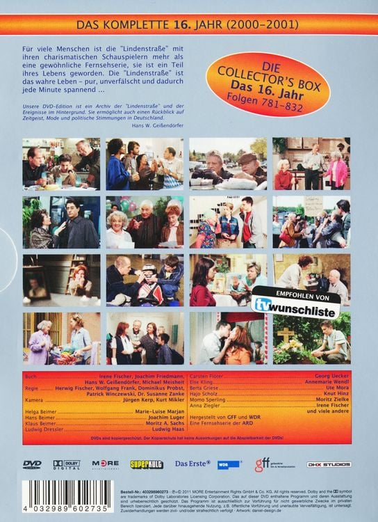 Produktbild: Lindenstra&szlig;e - Collector's Box 16/Folgen 781-832 [10 DVDs]