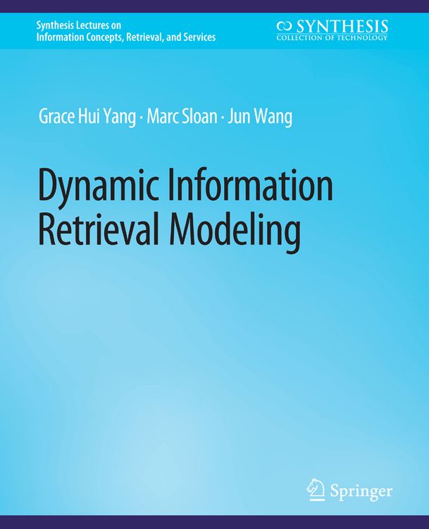 Produktbild: Dynamic Information Retrieval Modeling