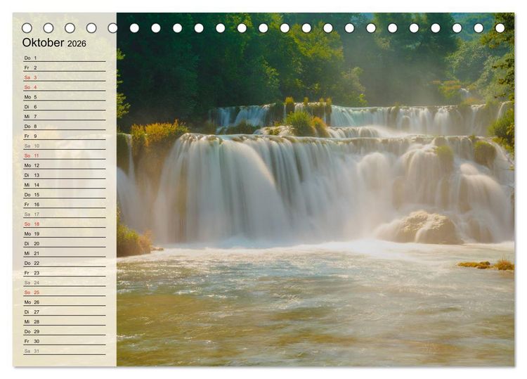 Produktbild: Dalmatien - Sonne, Strand und mehr (Tischkalender 2026 DIN A5 quer), CALVENDO Monatskalender
