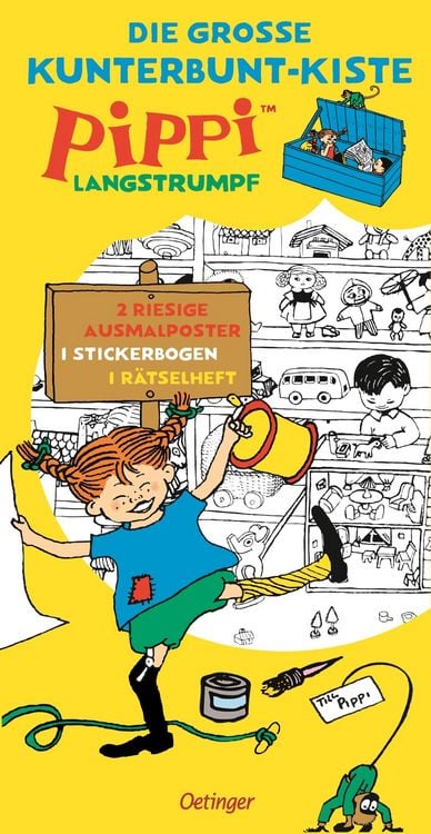 Produktbild: Pippi Langstrumpf. Die gro&szlig;e Kunterbunt-Kiste