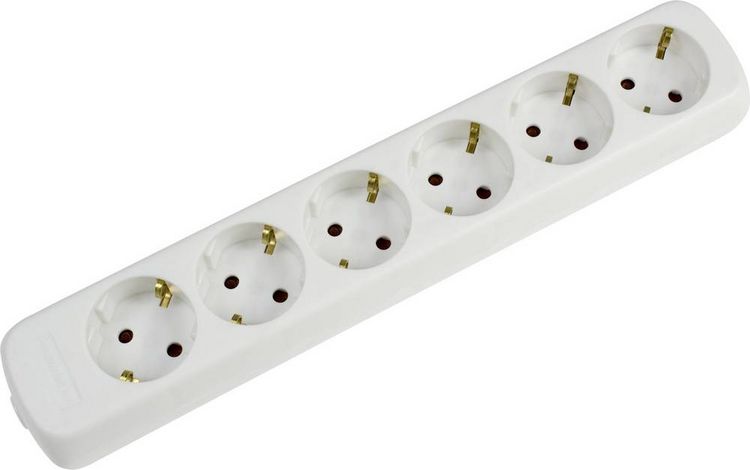 Produktbild: AS Schwabe 11711 Steckdosenleiste Wei&szlig; 1St.