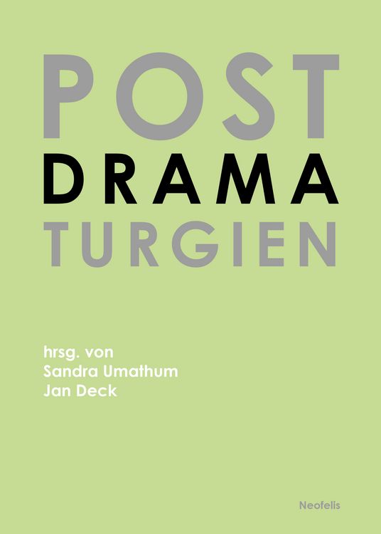 Produktbild: Postdramaturgien