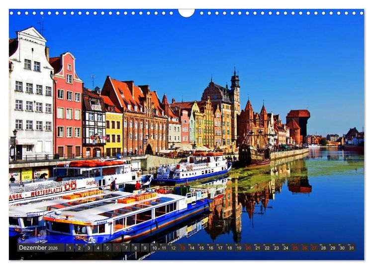 Produktbild: Von Stettin nach Danzig (Wandkalender 2026 DIN A3 quer), CALVENDO Monatskalender