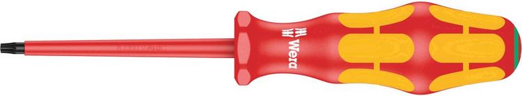 Produktbild: Wera 167 i VDE Torx-Schraubendreher Gr&ouml;&szlig;e (Schraubendreher) T 15 Klingenl&auml;nge: 80 mm DIN EN 60900 1 St.