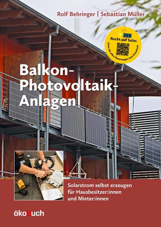 Produktbild: Balkon-Photovoltaik-Anlagen, jetzt mit allen Updates gratis zum Download