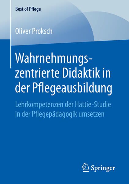 Produktbild: Wahrnehmungszentrierte Didaktik in der Pflegeausbildung