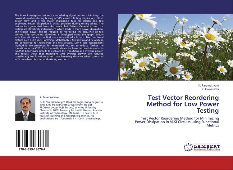 Produktbild: Test Vector Reordering Method for Low Power Testing