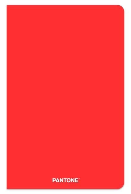 Produktbild: Pantone Official Red 5.25 X 8.25 Inch Lined Compact Journal Non-Dated