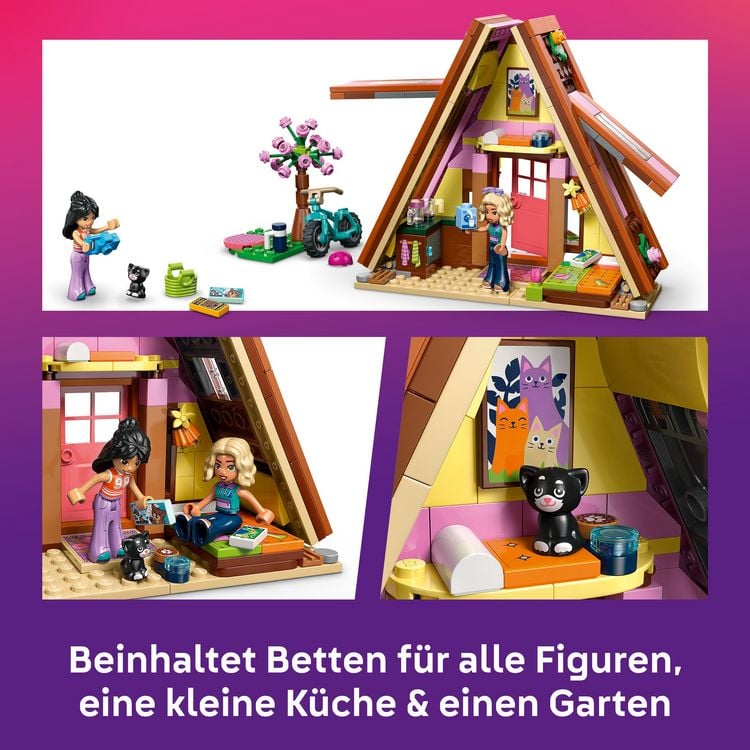 Produktbild: LEGO Friends 42682 Glampingh&uuml;tte in freier Natur, Bau- und Spielset mit 2 Spielfiguren und einem Spielzeugk&auml;tzchen