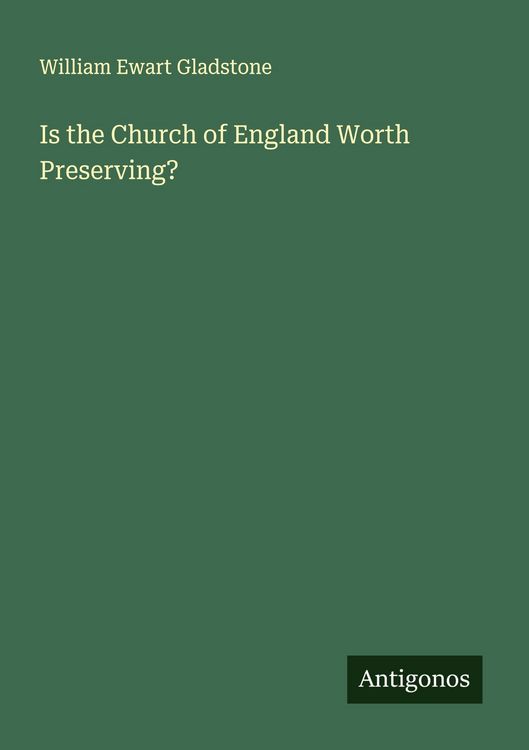 Produktbild: Is the Church of England Worth Preserving?