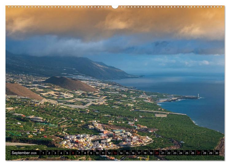 Produktbild: La Palma - Landschaften und Meer (Wandkalender 2026 DIN A2 quer), CALVENDO Monatskalender