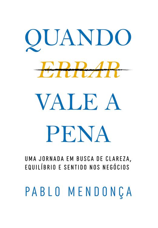 Produktbild: Quando Errar Vale a Pena