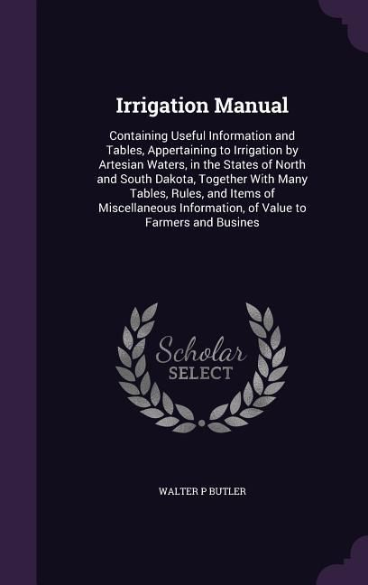 Produktbild: Irrigation Manual