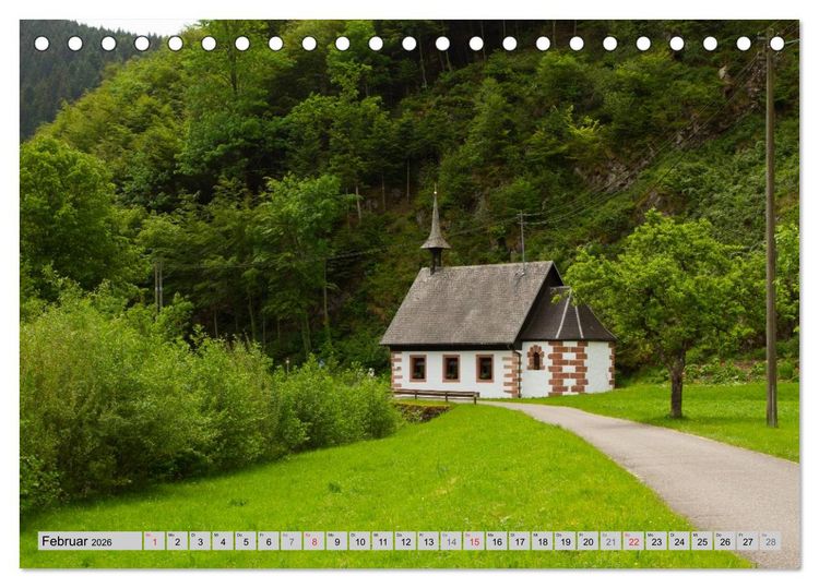 Produktbild: Kirchen und Kapellen (Tischkalender 2026 DIN A5 quer), CALVENDO Monatskalender